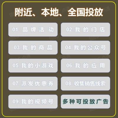 南宁朋友圈广告返点投放