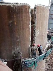 乌兰浩特专业120米烟囱拆除施工团队