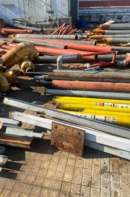 江北新区建筑废料 拆迁废料 管扣件等回收