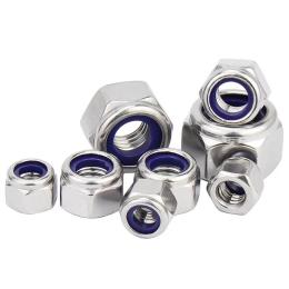 DIN982六角头尼龙锁紧螺母