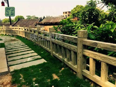 新建区景区仿木栏杆专业师傅施工