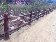 芙蓉区景区仿木栏杆设计施工
