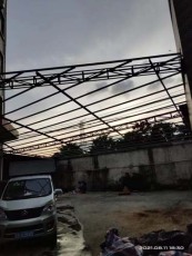 龙城街道平顶铁皮棚搭建工程