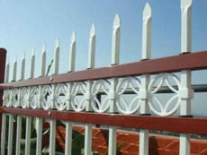 重庆锌钢围墙防护栏 喷塑锌钢护栏 铁艺栏杆