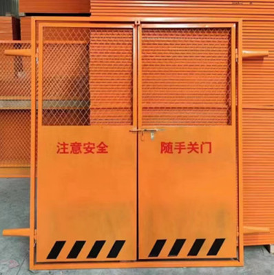 重庆建筑工地施工电梯门 电梯井防护门
