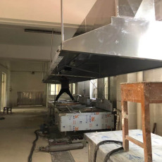 珠海利满顺利酒店餐饮厨房排烟通风设备安装