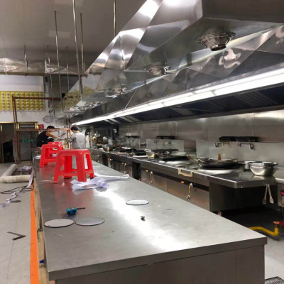 珠海利满顺利工厂厂房白铁通风工程安装设计