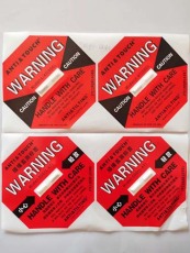 遂宁ANTI&TILTING人字形防倾斜标签订购热线