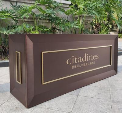 郑州在线压花木塑地板生产