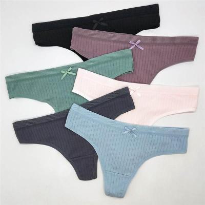 跨境电商棉女士丁字裤厂家批发女士内裤