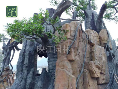 绵竹市水泥假山专业施工团队