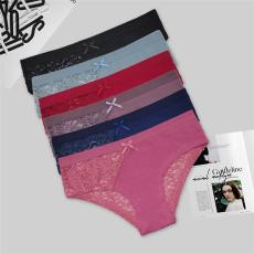 跨境希音外贸出口女式三角裤纯色女士内裤