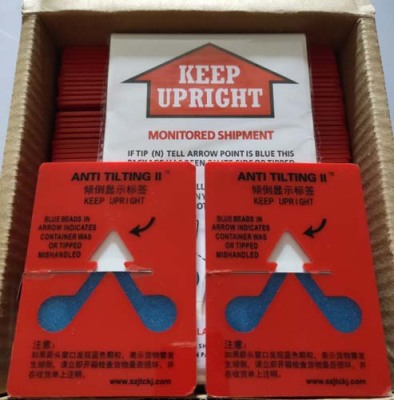 廊坊ANTI&TILTING人字型防倾倒警示标贴批发