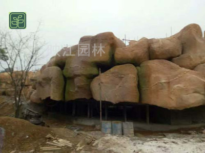 丽水灵璧石假山施工方案