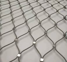 重庆不锈钢防坠网 动物园钢丝绳网 防落物网