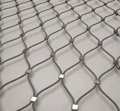 重庆不锈钢防坠网 动物园钢丝绳网 防落物网