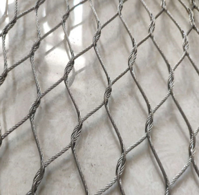 重庆不锈钢防坠网 动物园钢丝绳网 防落物网