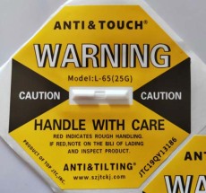 张家界ANTI&TILTING人字型防倾倒警示标贴整盒包邮