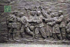 西峡县大理石雕塑专业师傅施工