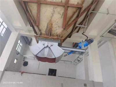 煤仓卸料阀门 电液鄂式放料阀 对开式弧形阀