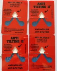 赣州ANTI&TILTING人字型防倾倒警示标贴一张也卖