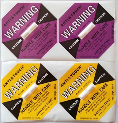 绵阳TIPNTELL人字型防倾倒警示标贴包邮