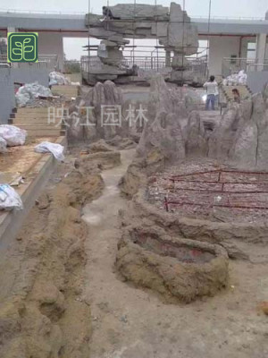 陆川县塑石假山专业师傅施工