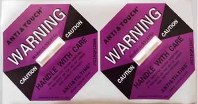 鄂州ANTI&TILTING人字型防倾倒警示标贴怎么报价