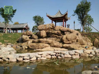 顺庆区水泥假山施工方案