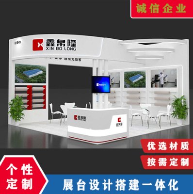 武汉环保展36平木结构展台设计制作案例