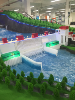 长江三峡水利枢纽仿真模型