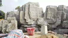 萝岗区假树大门设计施工