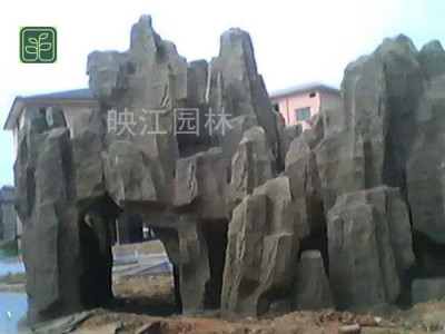 海淀区庭院假山设计施工