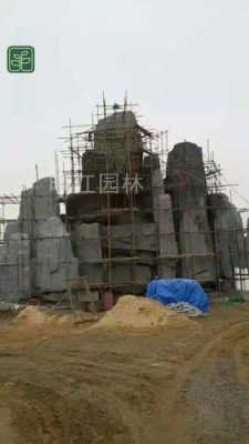 荆门市千层石假山专业施工团队