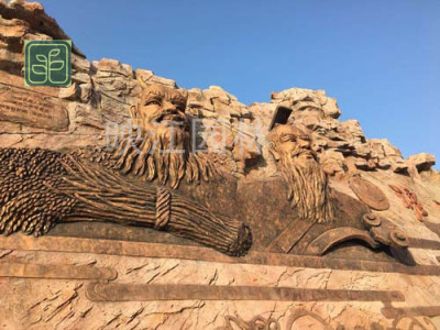 无极县水泥浮雕专业施工团队