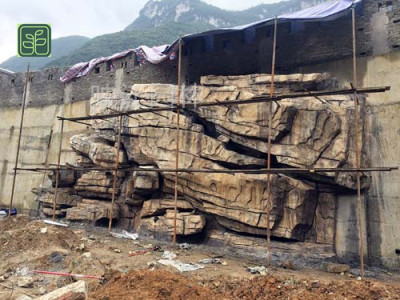 金城江区灵璧石假山专业施工团队