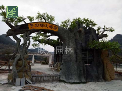 灵寿县塑石假山专业师傅施工