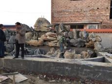 闽清县水泥假山施工方案