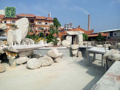 郴州山水假山施工方案