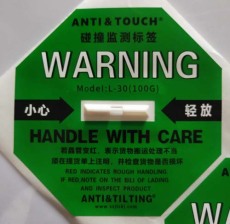 襄樊ANTI&TILTING人字型防倾倒警示标贴包邮