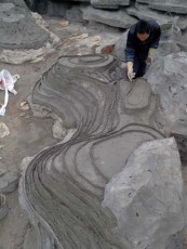 黄圃镇千层石假山施工方案