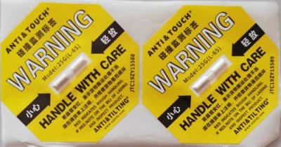 潍坊ANTI&TILTING人字型防倾倒警示标贴订购热线