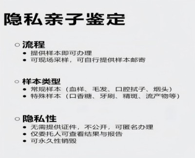 聊城市上户亲子鉴定需要材料明细