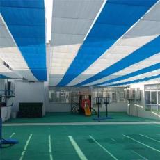 河南郑州幼儿园操场遮阳帘 电动天棚帘