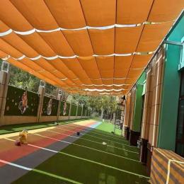 北京幼儿园操场遮阳帘幼儿园电动遮阳帘厂家