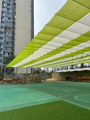 上海幼儿园电动遮阳帘 幼儿园户外操场遮阳