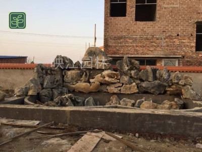 鹿泉市水泥假山施工方案