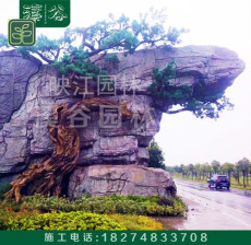 罗定市水泥假山设计施工