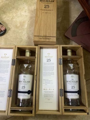 常州本地25年麦卡伦酒瓶多少钱