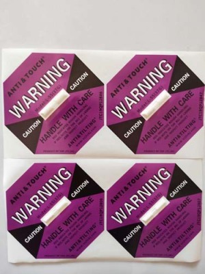 芜湖ANTI&TILTING人字型防倾倒警示标贴批量定购电话